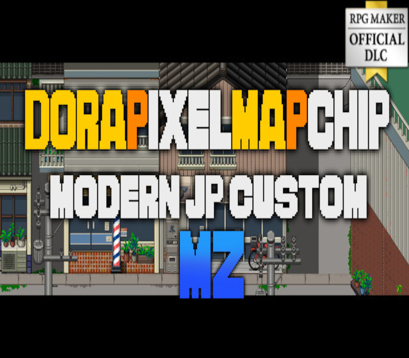 RPG MAKER MZ - DorapixelMapChips - Modern JP DLC PC Steam Ключ
