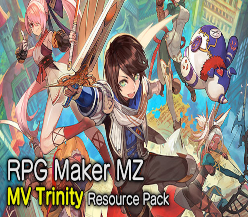 RPG Maker MZ - MV Trinity Resource Pack DLC Steam Ключ