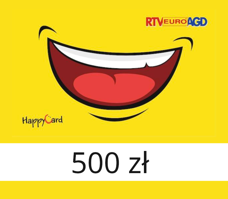 RTV Euro AGD 500 zł Gift Card PL