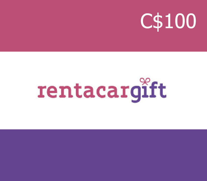 RentacarGift C$100 Подарочная карта CA