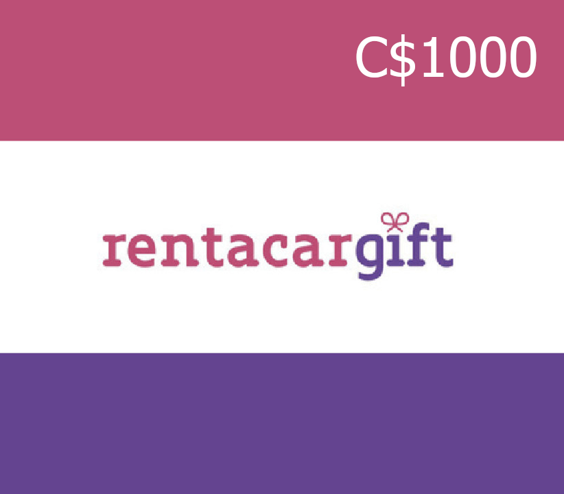RentacarGift C$1000 Подарочная карта CA