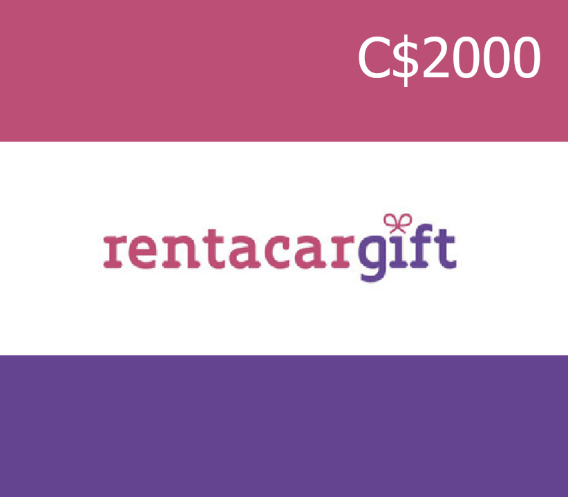 RentacarGift C$2000 Подарочная карта CA