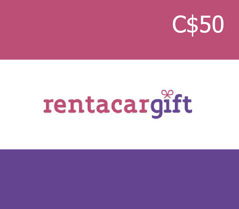 RentacarGift C$50 Подарочная карта CA