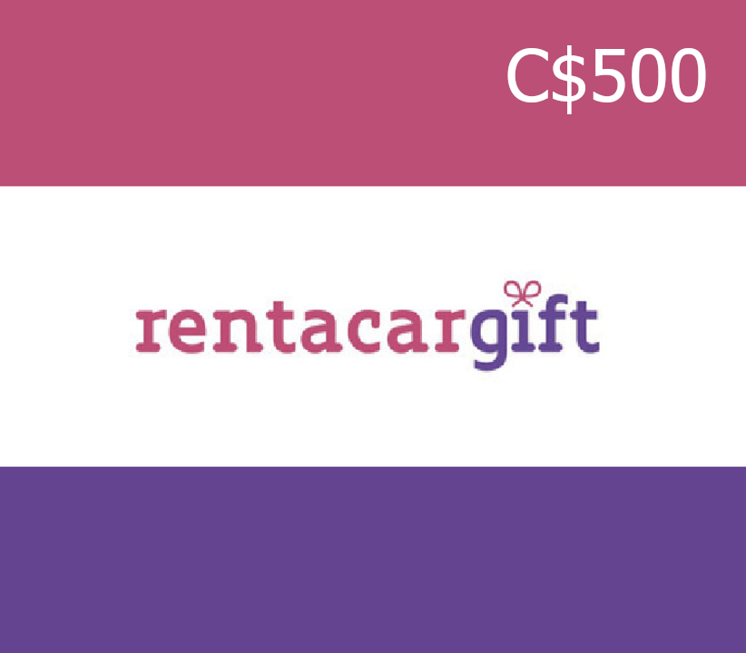 RentacarGift C$500 Подарочная карта CA