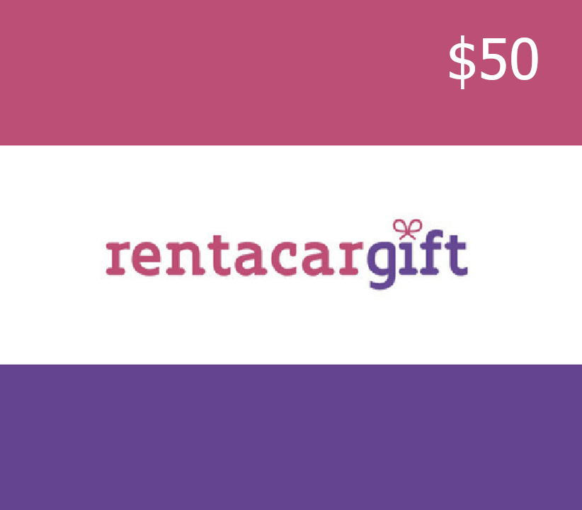 RentacarGift $50 Подарочная карта US