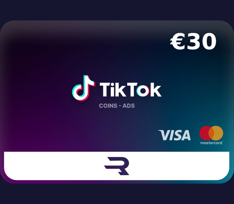 Rewarble TikTok €30 Подарочная карта