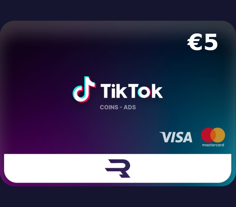 Rewarble TikTok €5 Подарочная карта