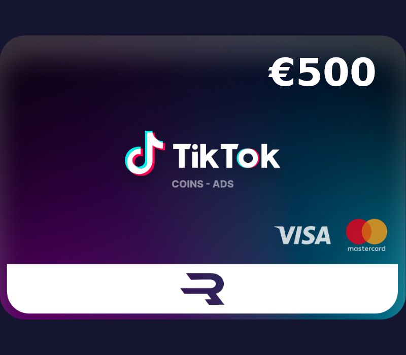 Rewarble TikTok EUR 500 Подарочная карта