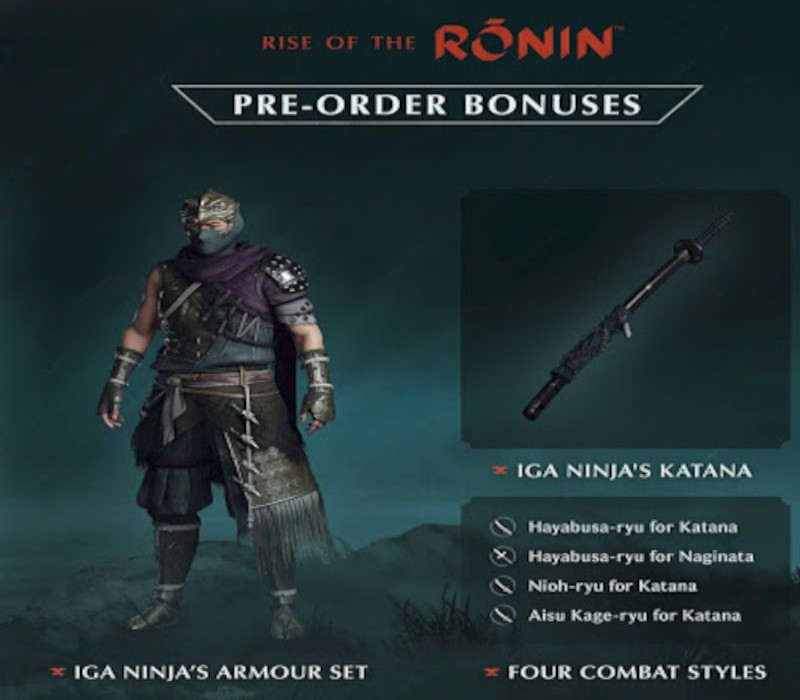 Rise of the Ronin - Pre-Order Bonus DLC EU PS5 Ключ