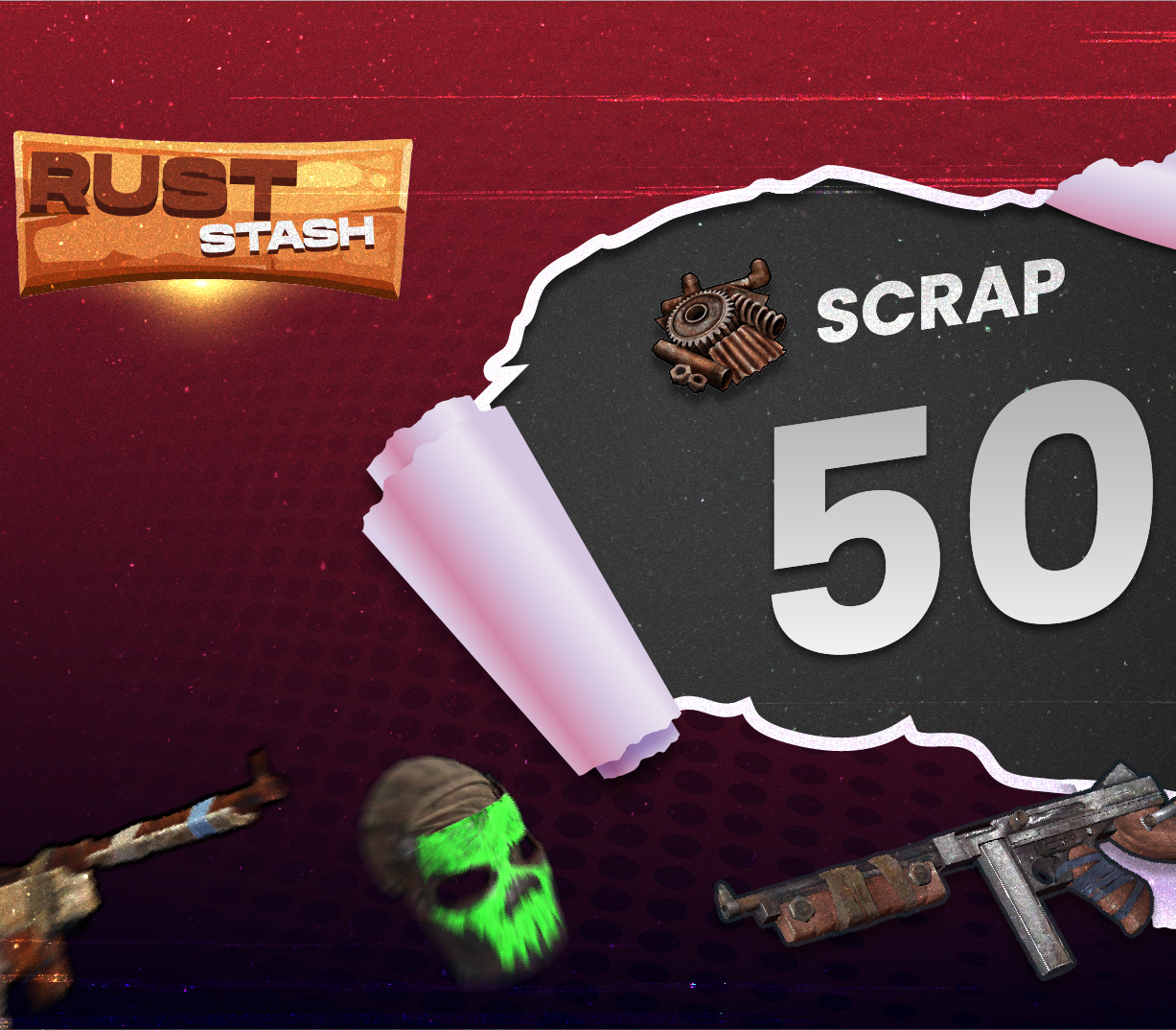 Ruststash $50 Scrap Подарочная карта
