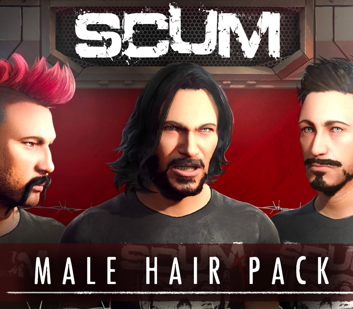 SCUM - Male Hair Pack DLC PC Steam Ключ