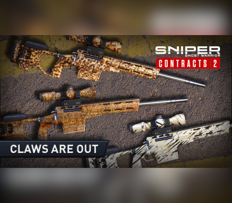 Sniper Ghost Warrior Contracts 2 - Claws are Out Skin Pack DLC Steam Ключ