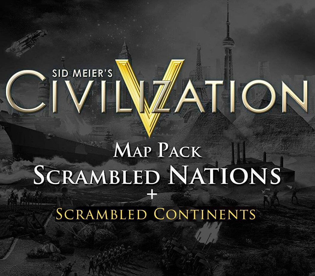Sid Meier's Civilization V - Scrambled Maps Pack Коллекция DLC Steam Ключ