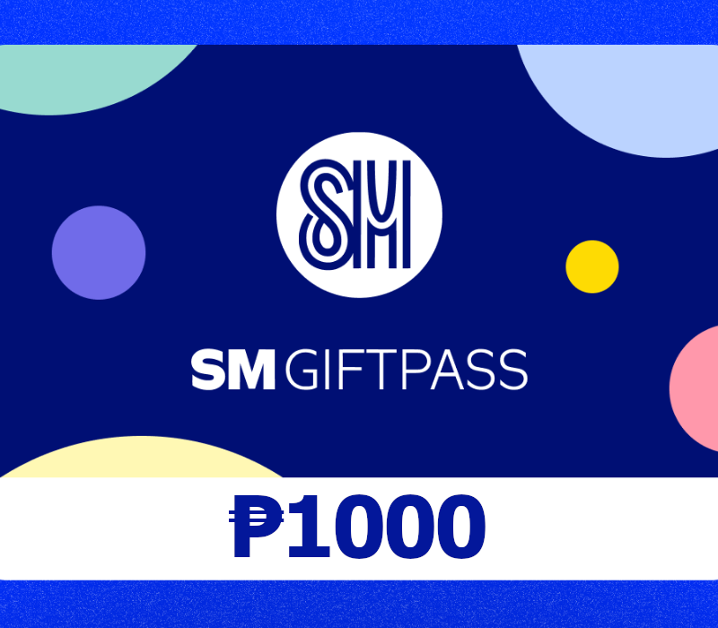 SM Gift Pass ₱1000 Подарочная карта PH