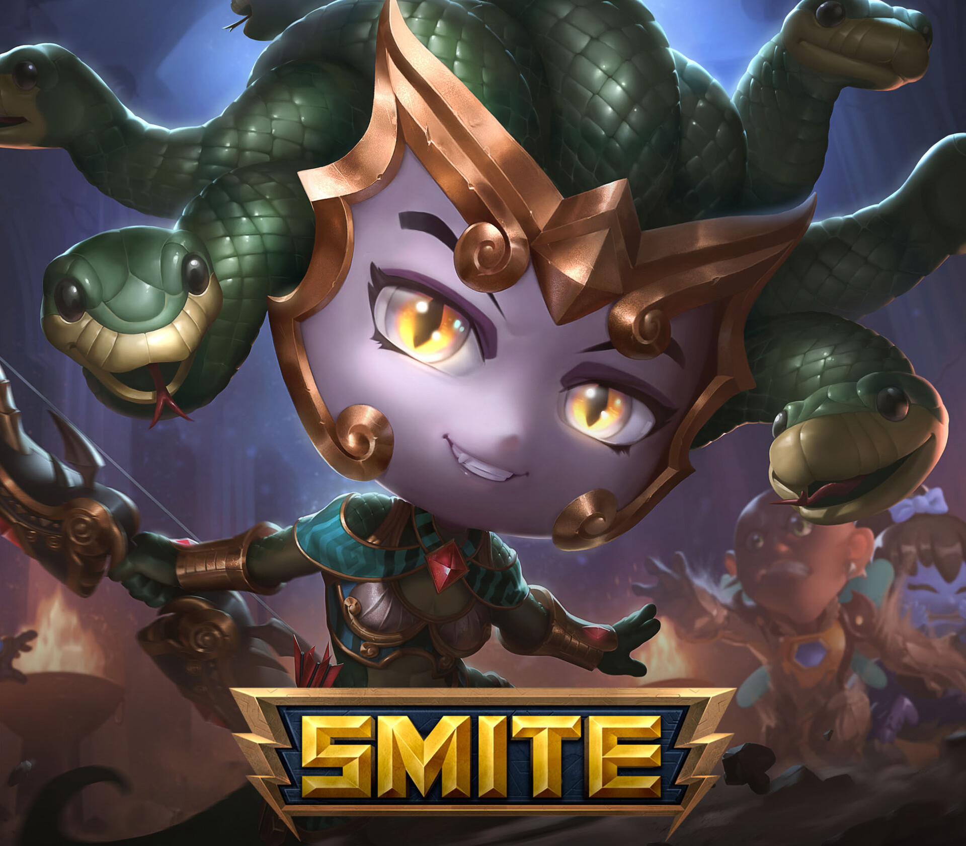 SMITE - Snakey Chibi Medusa Skin Ключ