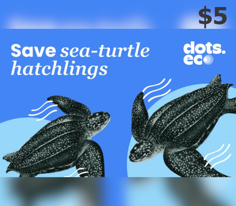 Save a sea-turtle hatchling $5 Подарочная карта US