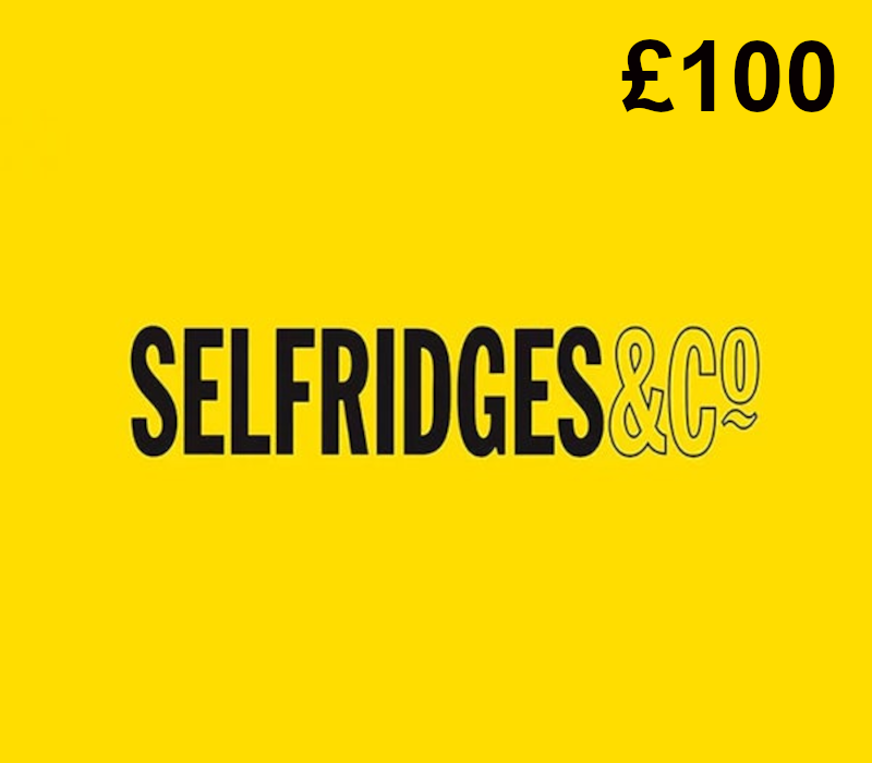 Selfridges £100 Подарочная карта UK
