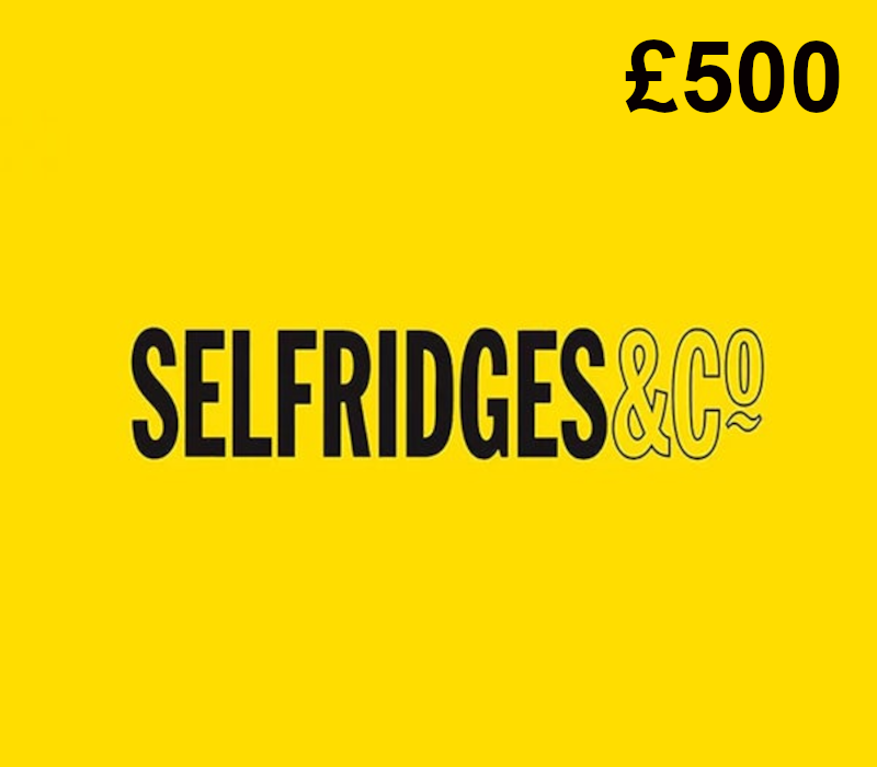 Selfridges £500 Подарочная карта UK