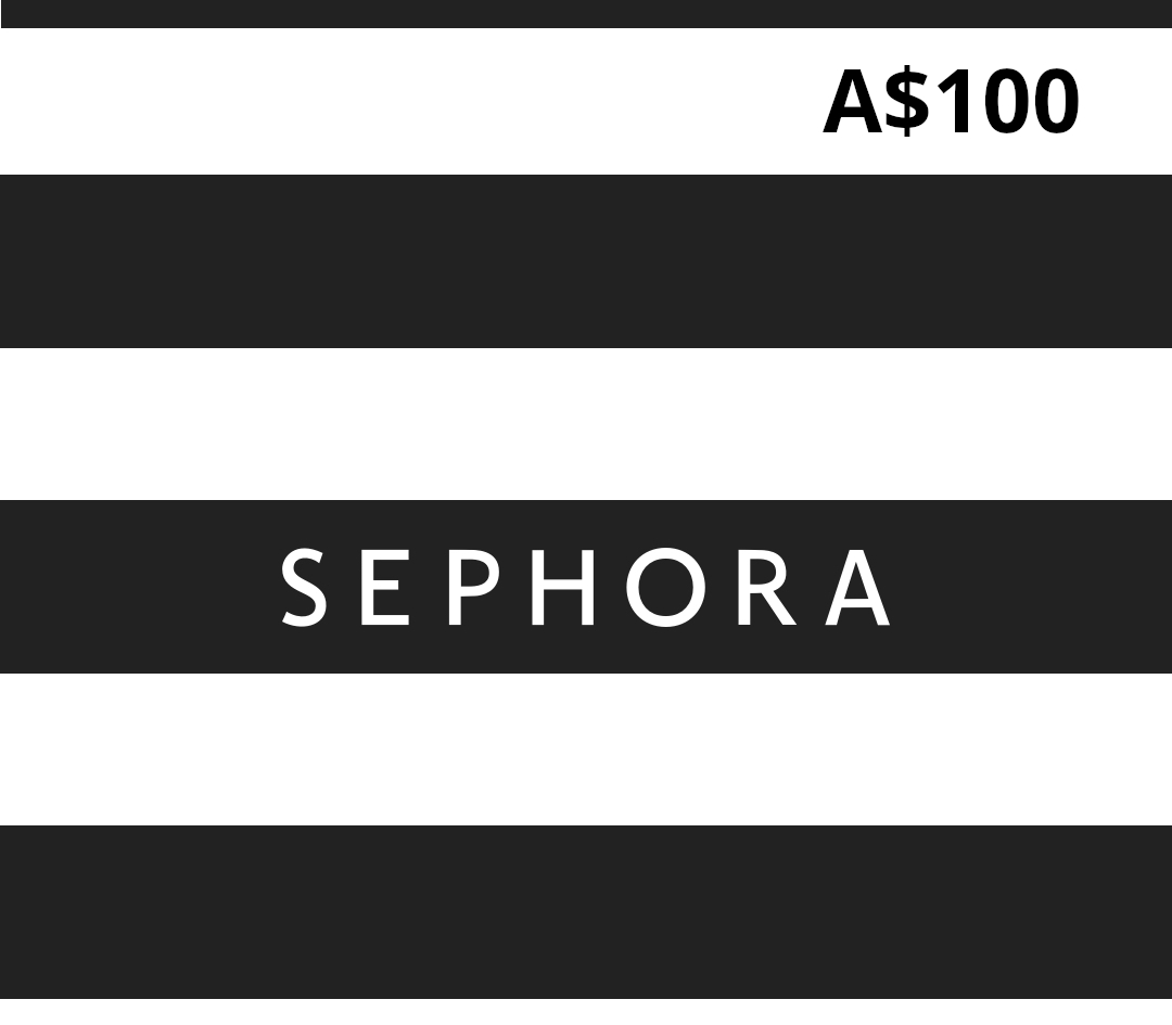 Sephora A$100 Подарочная карта AU