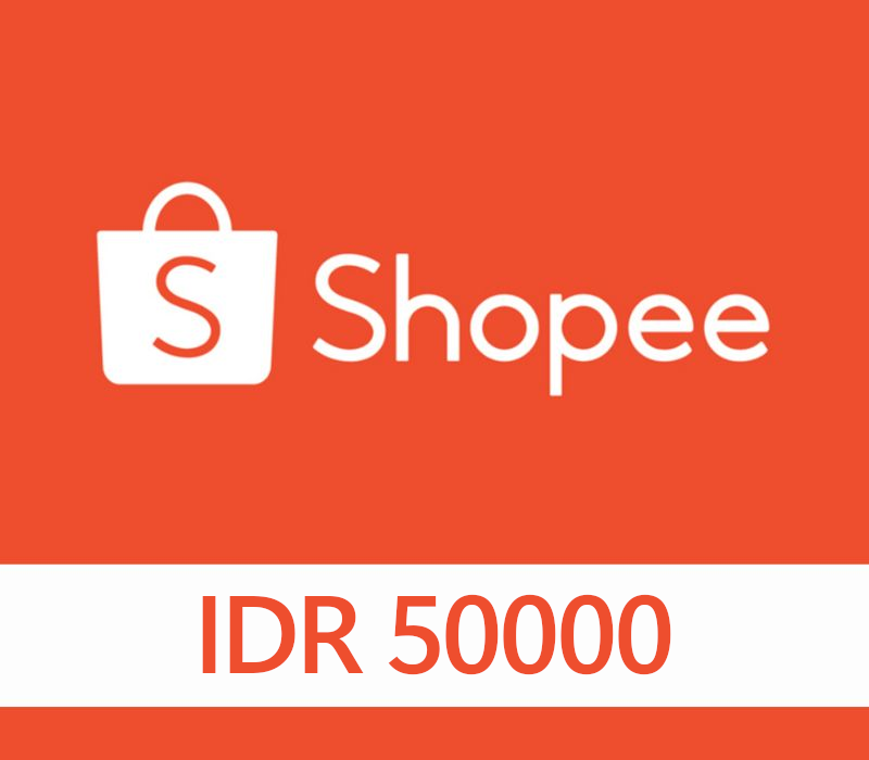 Shopee 50000 IDR Подарочная карта ID