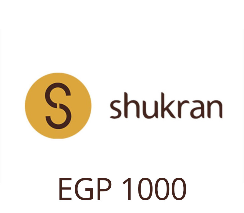 Shukran 1000 EGP Подарочная карта EG