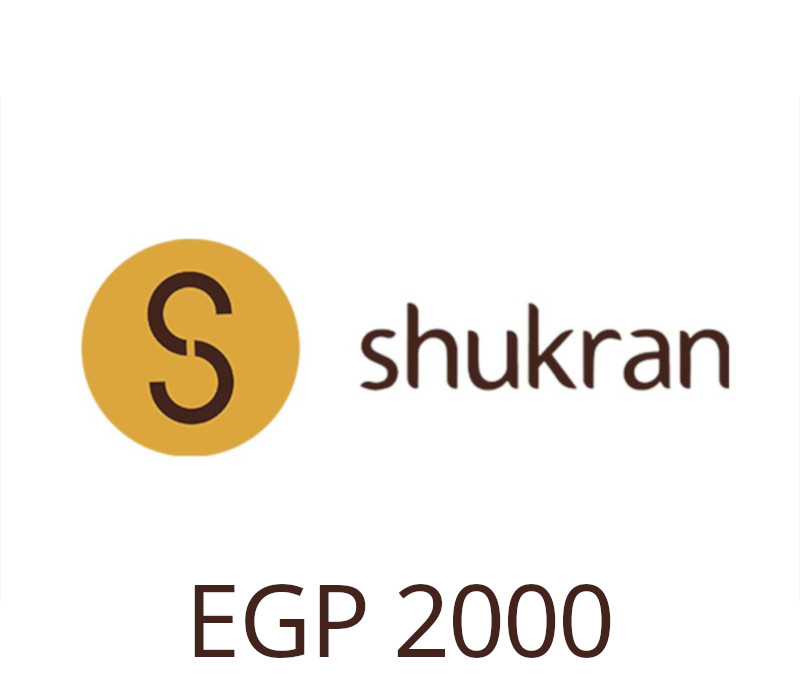 Shukran 2000 EGP Подарочная карта EG