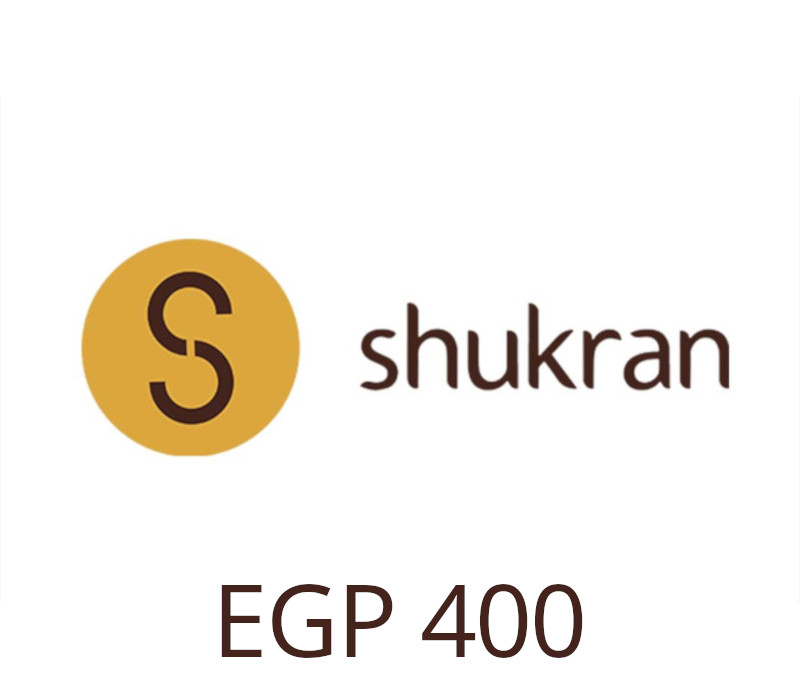 Shukran 400 EGP Подарочная карта EG