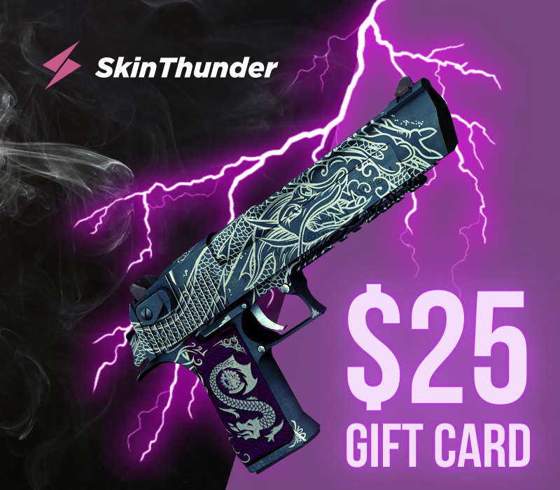 SkinThunder.com $25 Подарочная карта
