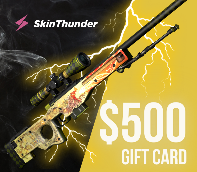 SkinThunder.com $500 Подарочная карта