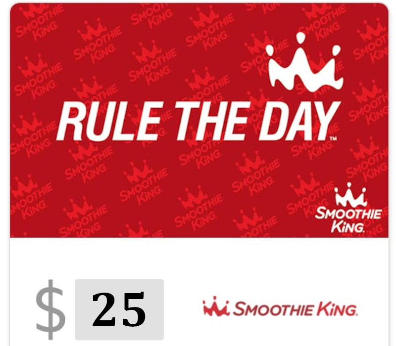 Smoothie King $25 Подарочная карта US