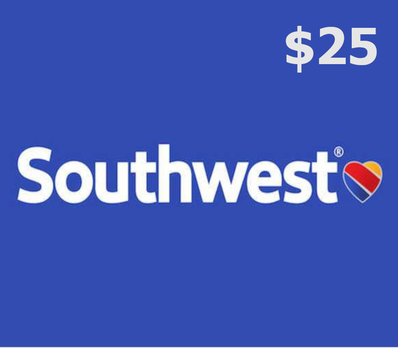 Southwest Airlines $25 Подарочная карта US