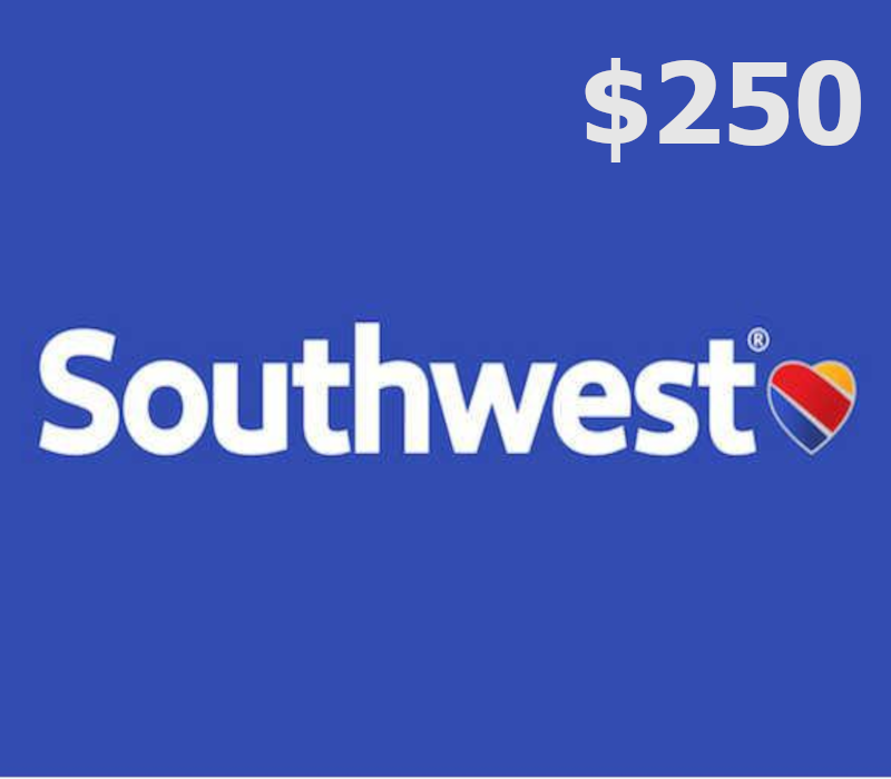 Southwest Airlines $250 Gift Card US