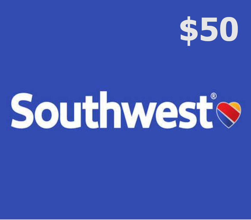 Southwest Airlines $50 Подарочная карта US