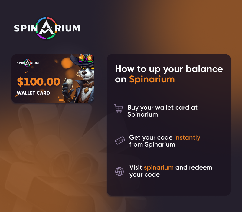 Spinarium.com $100 Карта пополнения Code