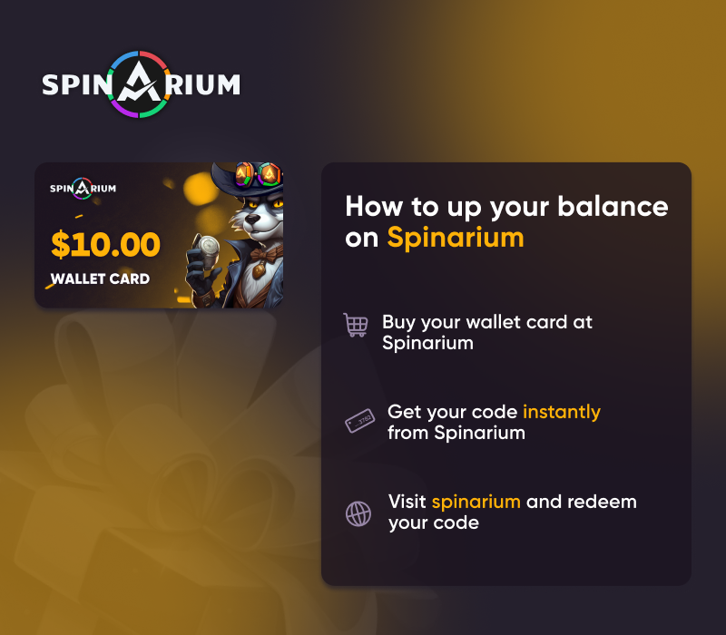 Spinarium.com $10 Карта пополнения Code