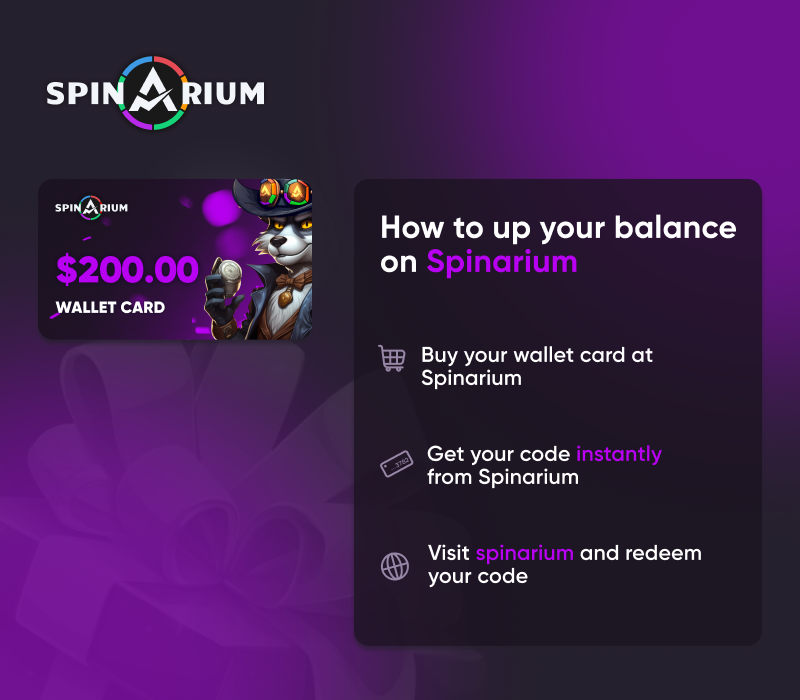 Spinarium.com $200 Карта пополнения Code