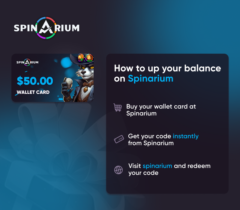Spinarium.com $50 Карта пополнения Code