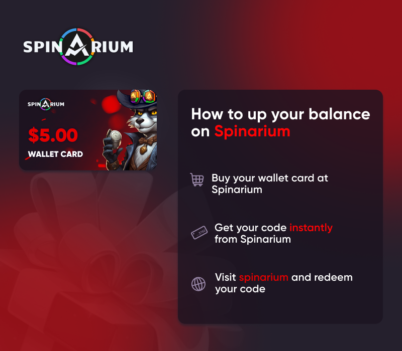 Spinarium.com $5 Карта пополнения Code