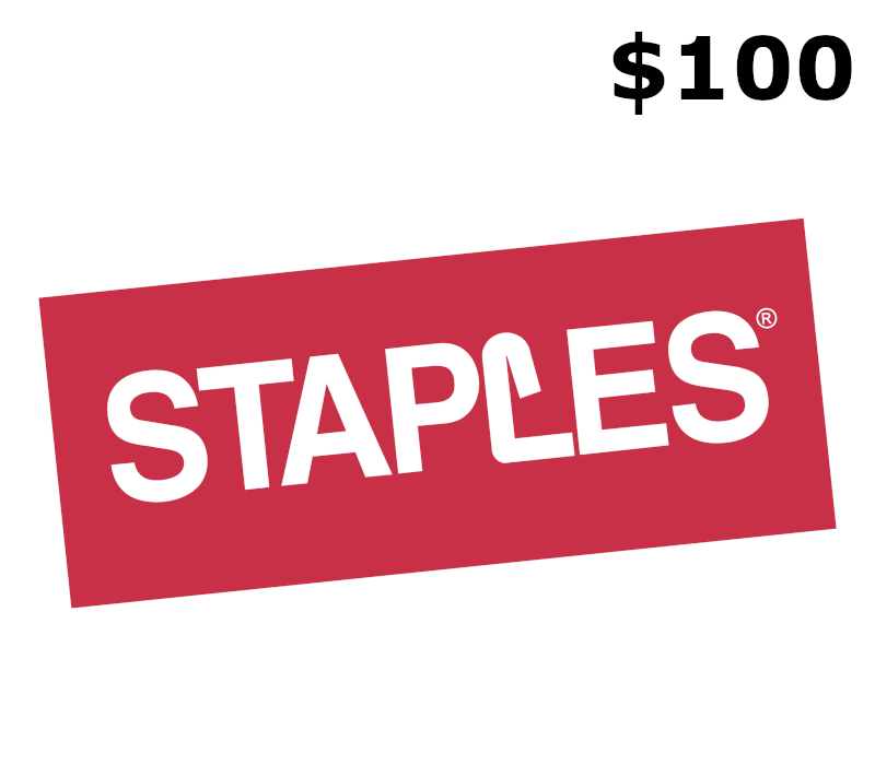 Staples $100 Подарочная карта US