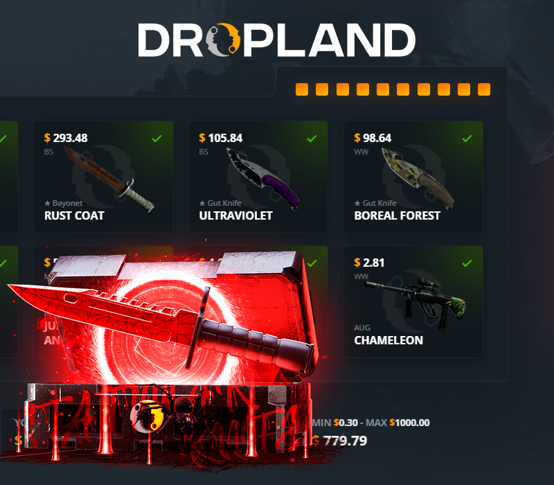 Stattrak Vs. Stattrak Knife Random CS2 Skin Case Dropland.net Ключ