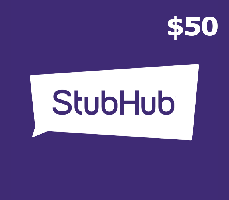 StubHub $50 Подарочная карта US