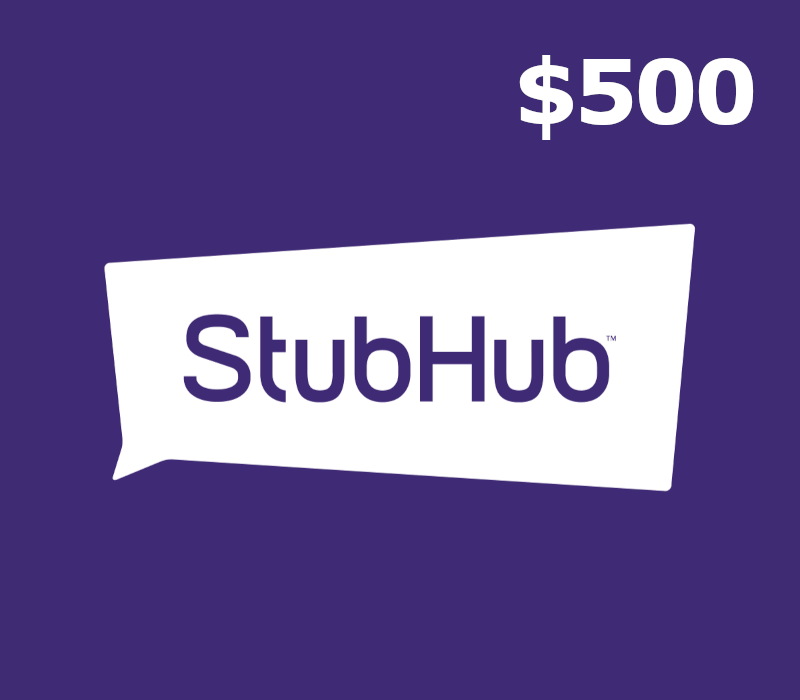 StubHub $500 Подарочная карта US