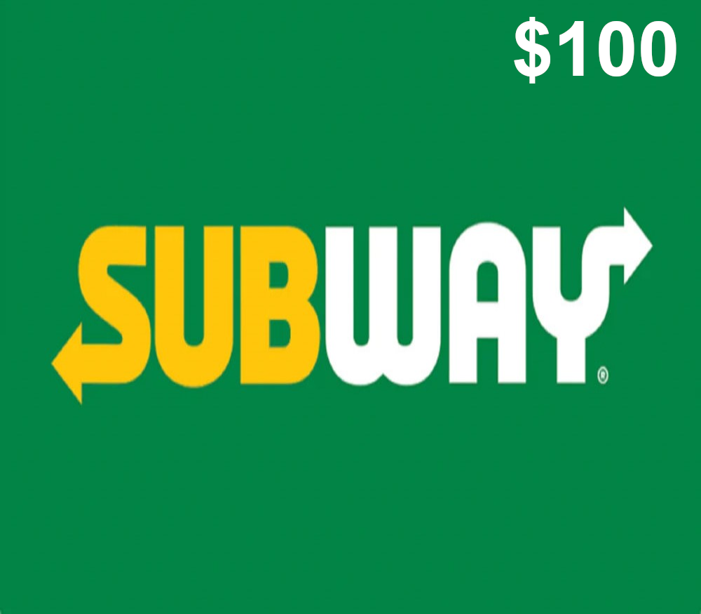 Subway $100 Подарочная карта US