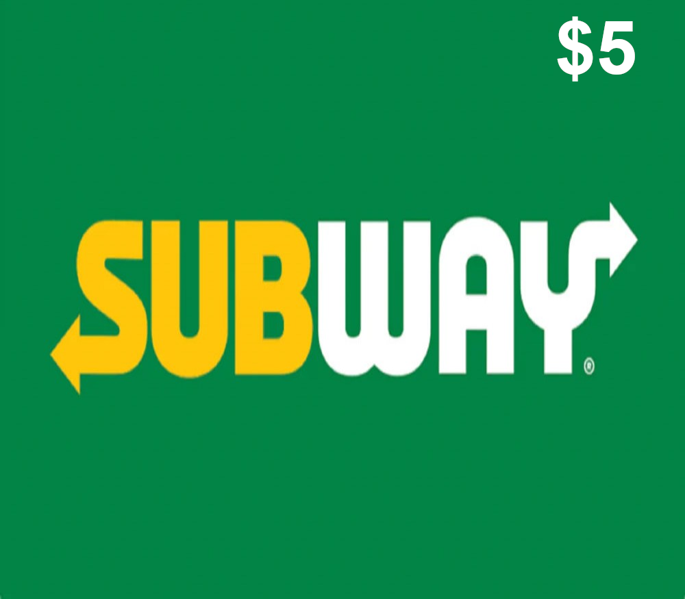 Subway $5 Подарочная карта US
