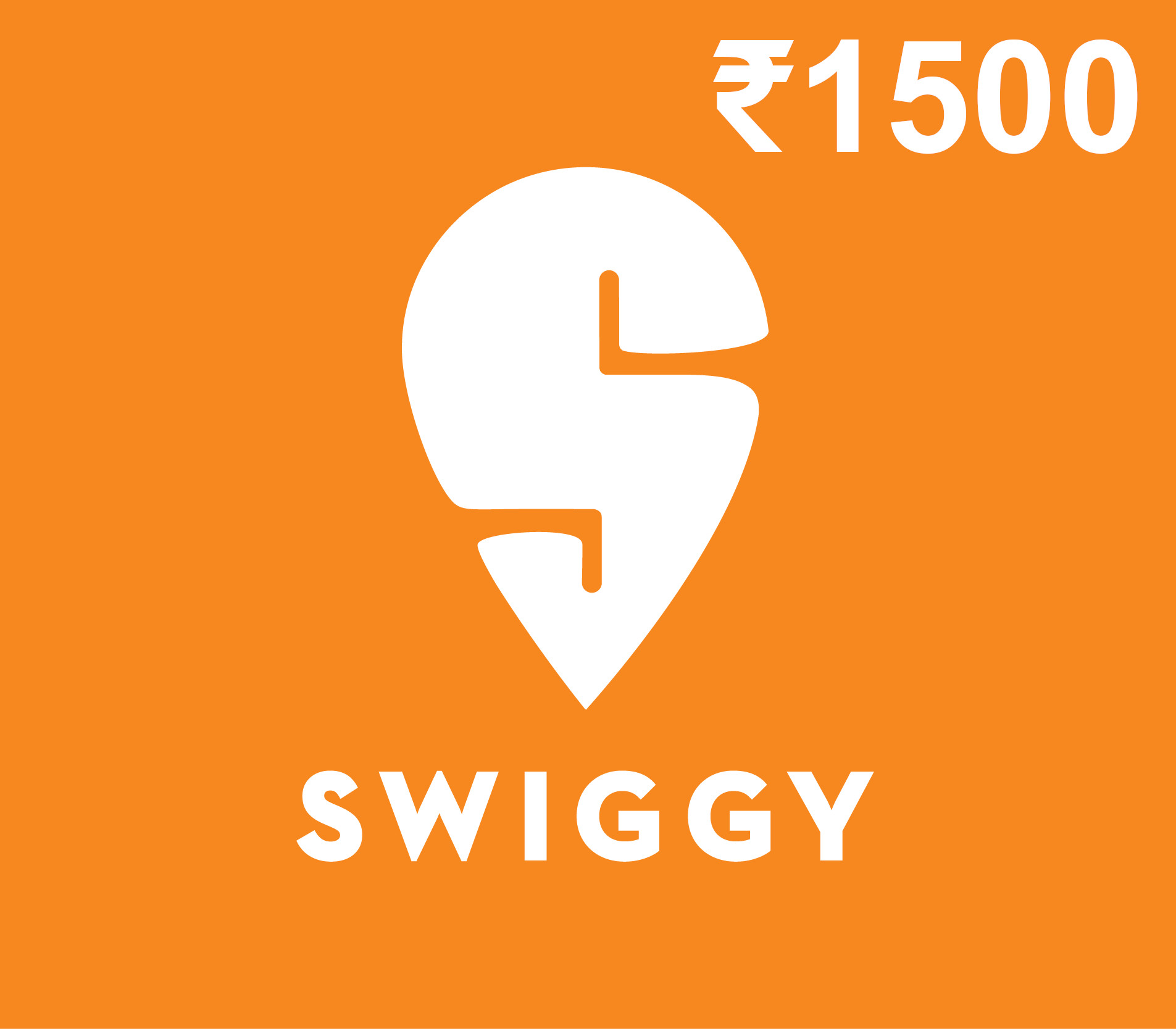 Swiggy ₹1500 Подарочная карта IN