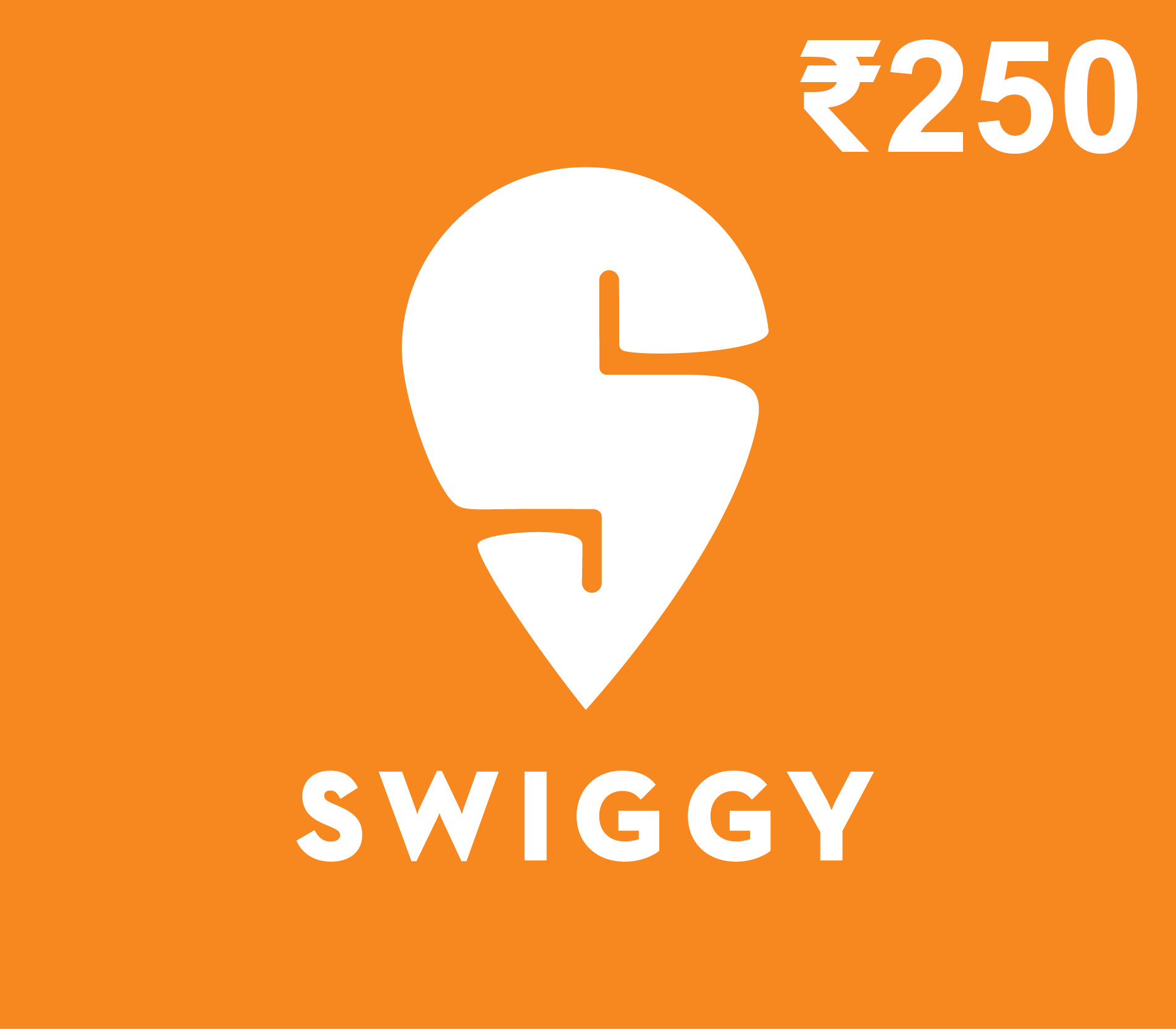 Swiggy ₹250 Подарочная карта IN