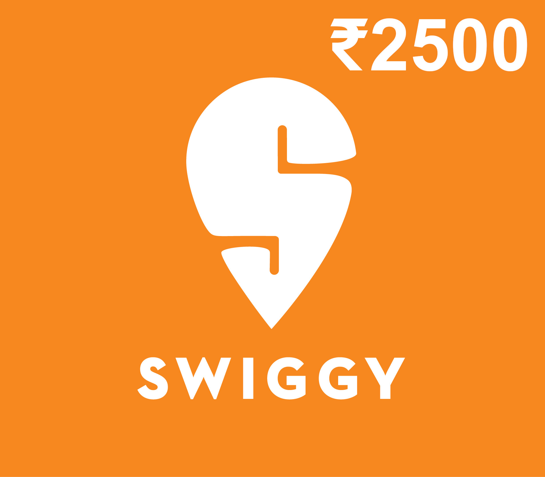 Swiggy ₹2500 Подарочная карта IN