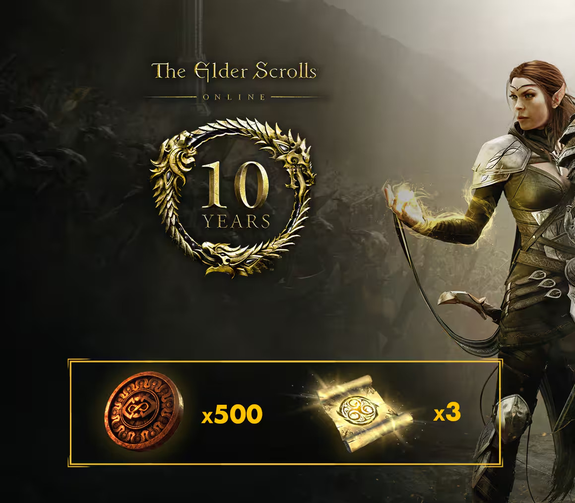 The Elder Scrolls Online - 10th Anniversary Pack DLC XBOX One / Xbox Series X|S / PC Ключ