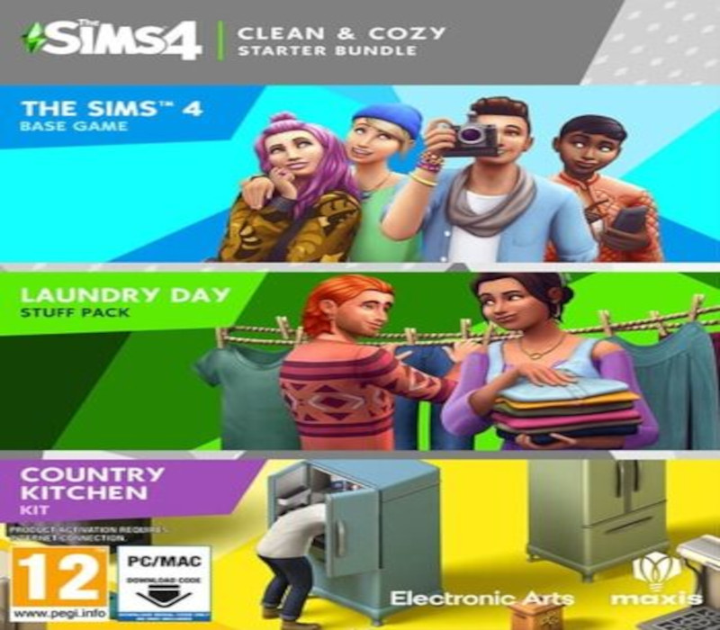 The Sims 4 - Clean & Cozy Starter Набор EU EA App Ключ