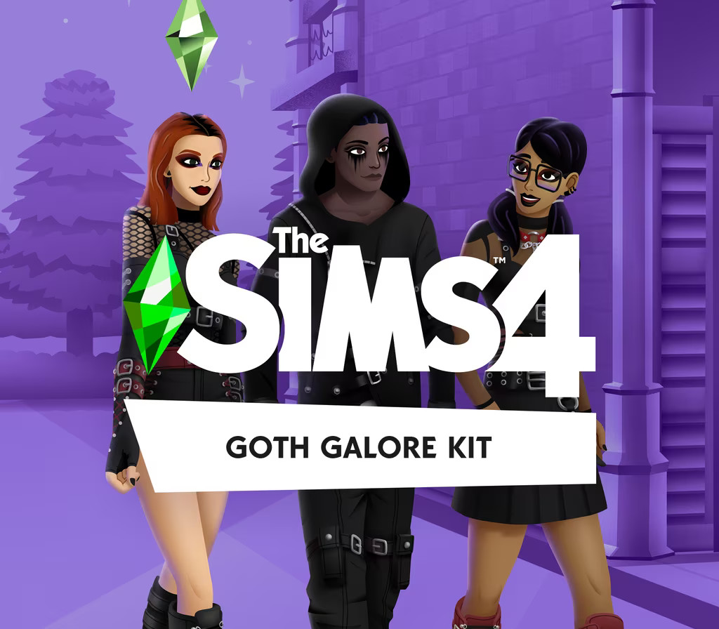 The Sims 4 - Goth Galore Kit DLC EU PC EA App CD Key